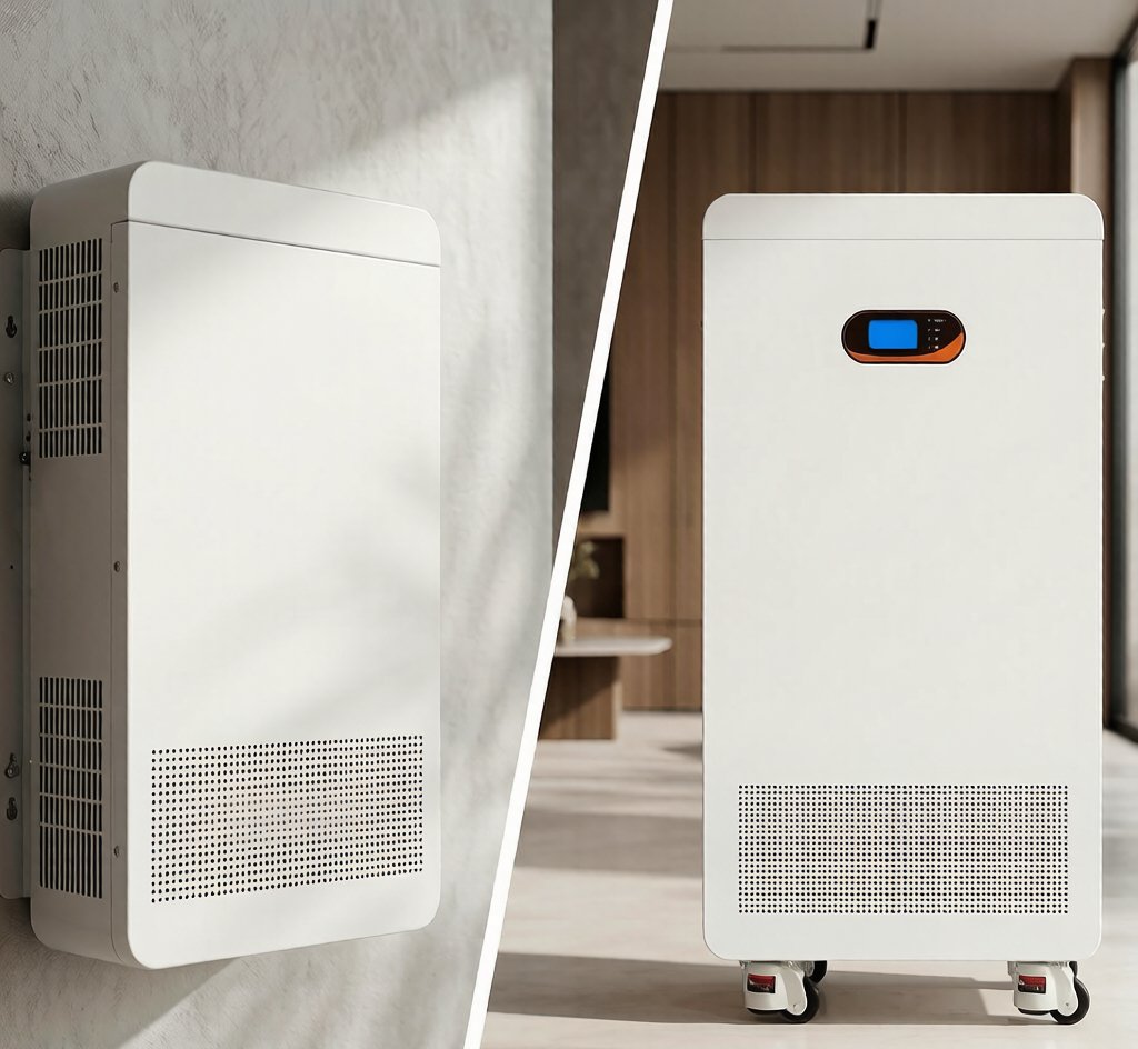 Wall-mounted dual battery Lulin Power